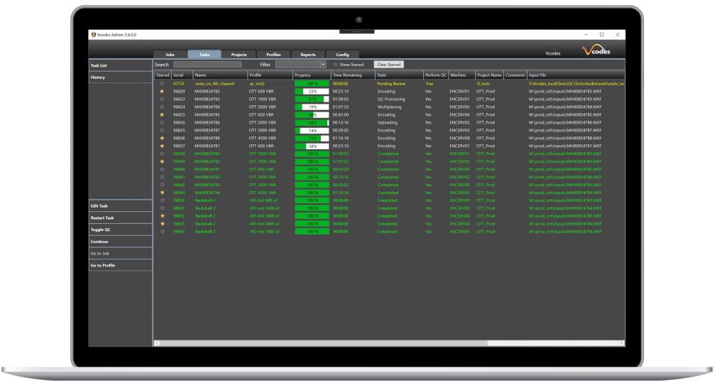 Media Processing Vcodes High Performance Media Processing